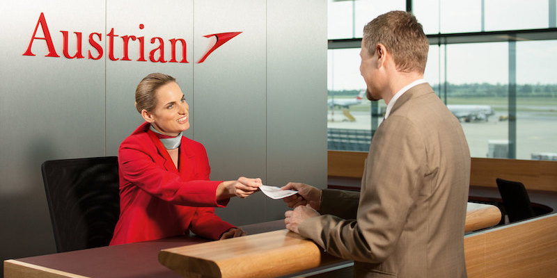 Austrian Airlines Check-In Hero